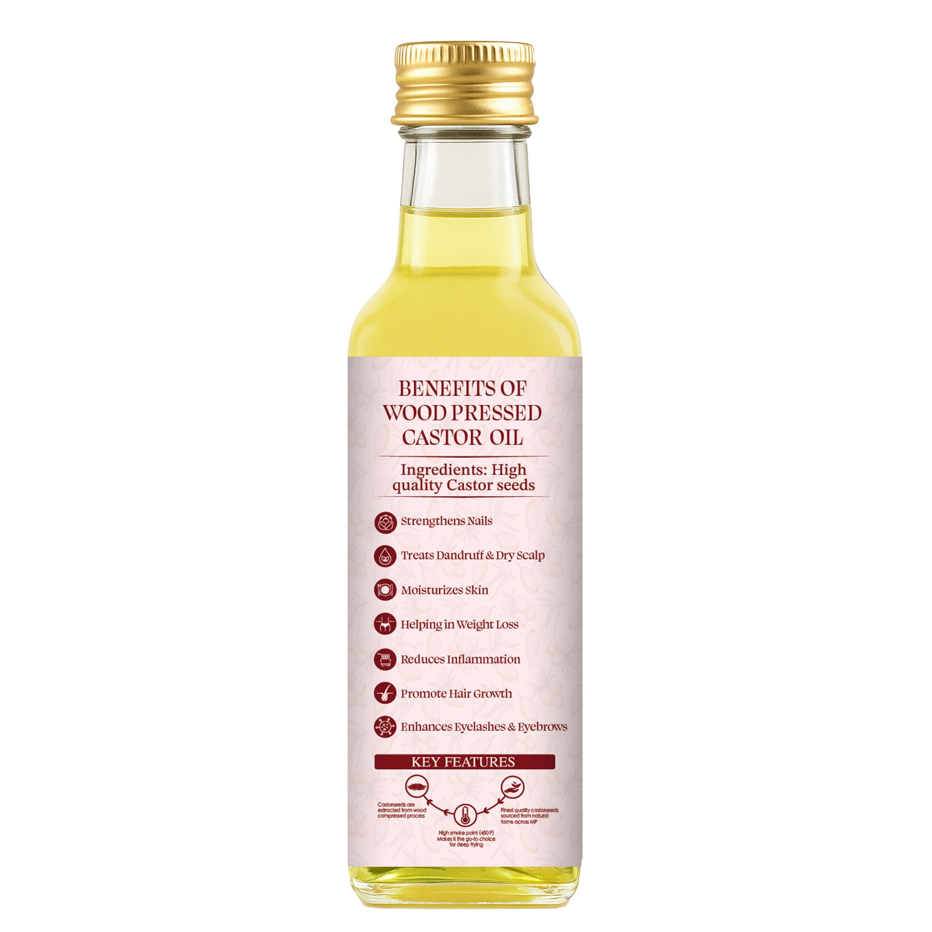 Dorjee Wellness Wood Pressed Castor Oil - Distacart