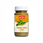 Priya Green Chilli (Sliced) Pickle Without Garlic - Distacart