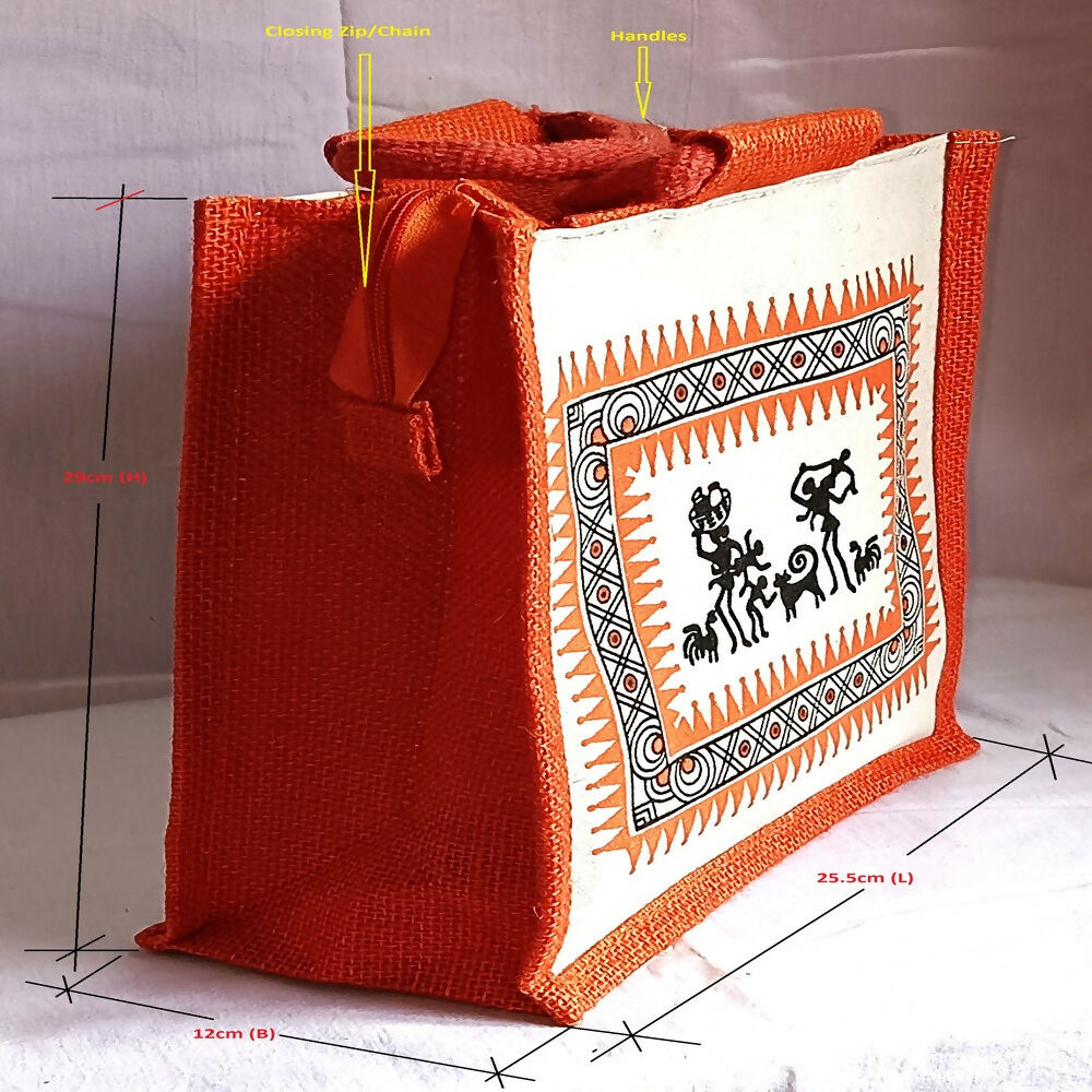 Jute Ladies Fashion Bags in Combo - Big & Small