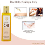 The Pure Story Natural Cold Pressed Jojoba Oil for Hair & All Body parts - Distacart