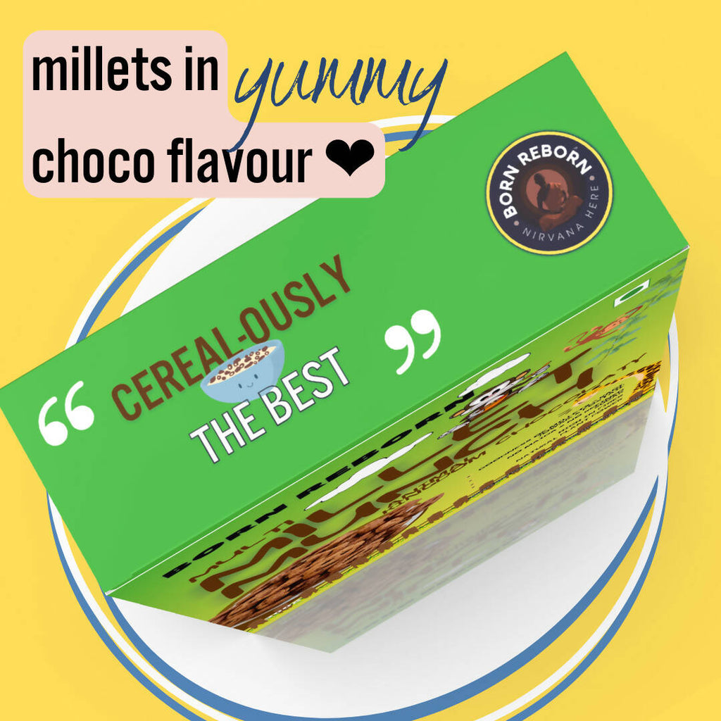 Born Reborn Chocolate Millet Munch - Animal Kingdom - Distacart