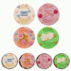 confect bon voyage toppers for cakes cupcakes edible cupcake topper cake decorations supplies 100gms ct 06