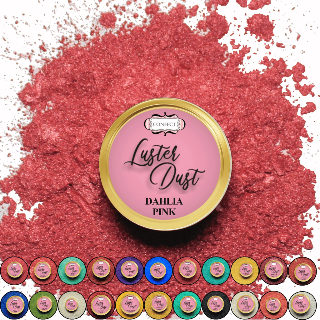 dahlia pink edible luster dust 5 g