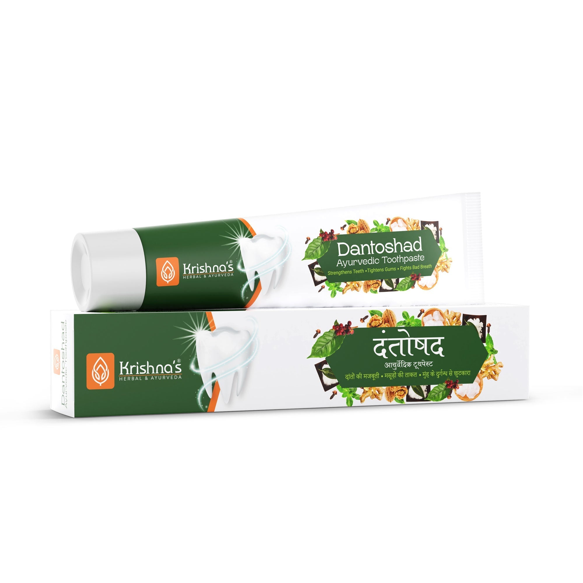 Krishna'S Herbal & Ayurveda Dantoshad Ayurvedic Toothpaste - Distacart