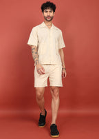 Fabmade The Life Co2. Cotton Linen Relaxed Shirt & Shorts