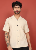 Fabmade Ivory Bloom Back-Print Shirt