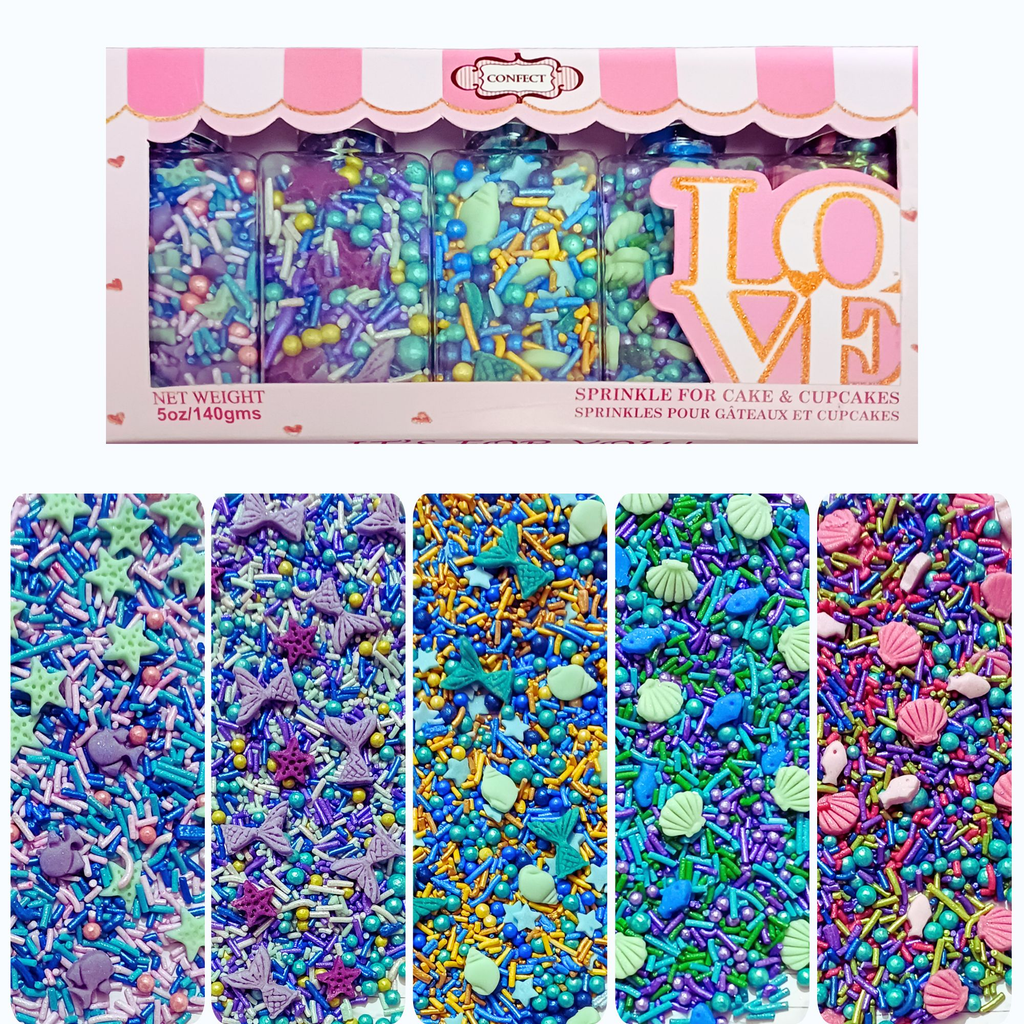 under the sea sprinkles for decorations 05 100 g
