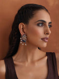 trueBrowns Silver Tone Pearl Drop Earrings - Distacart