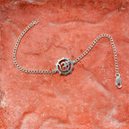 trueBrowns 925 Sterling Silver Embossed Om Silver Chain Rakhi - Distacart