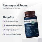 Miduty by Palak Notes Memory & Focus Capsules - Distacart