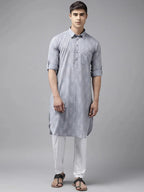 Fabmade Pure Cotton Pathani Kurta For The Modern Man