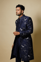 Flying Unicorn Designer Men's Kurta by Hilo Design