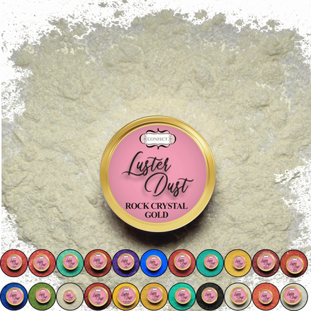 Confect Rock Crystal Gold | Edible Luster Dust