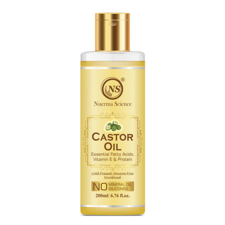 Nuerma Science Castor Oil For Skin & Body | Hydrating & Soothing Massage Oil