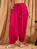 InWeave Fuchsia Solid Harem Pant