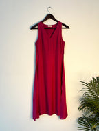 trueBrowns Pink Sleeveless Muslin Kurta - Distacart