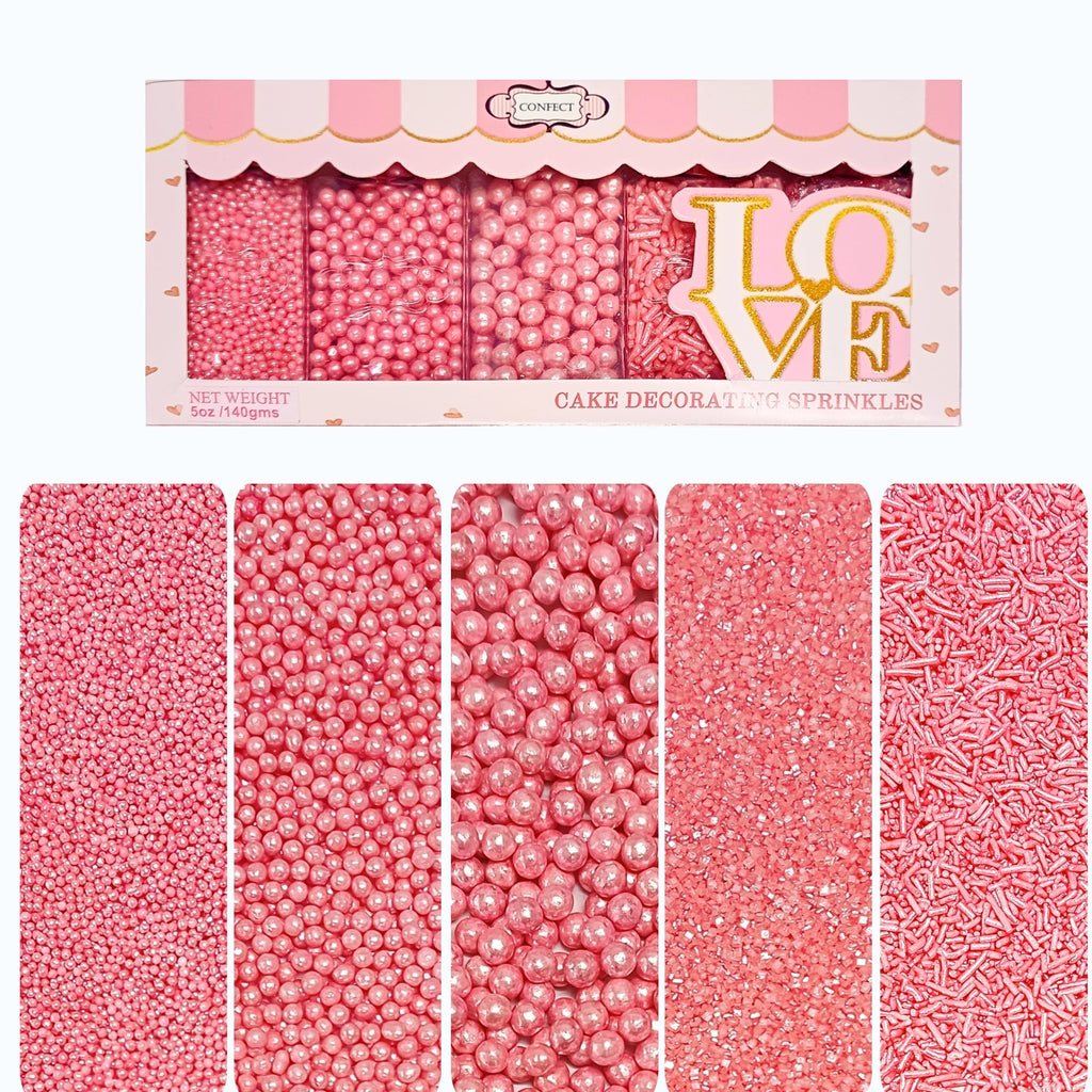 confect sprinkles for cakes cupcakes decoration usp 27baby pink