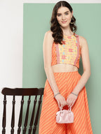 Ahalyaa Geometric Printed Ethnic Co-Ords - Distacart