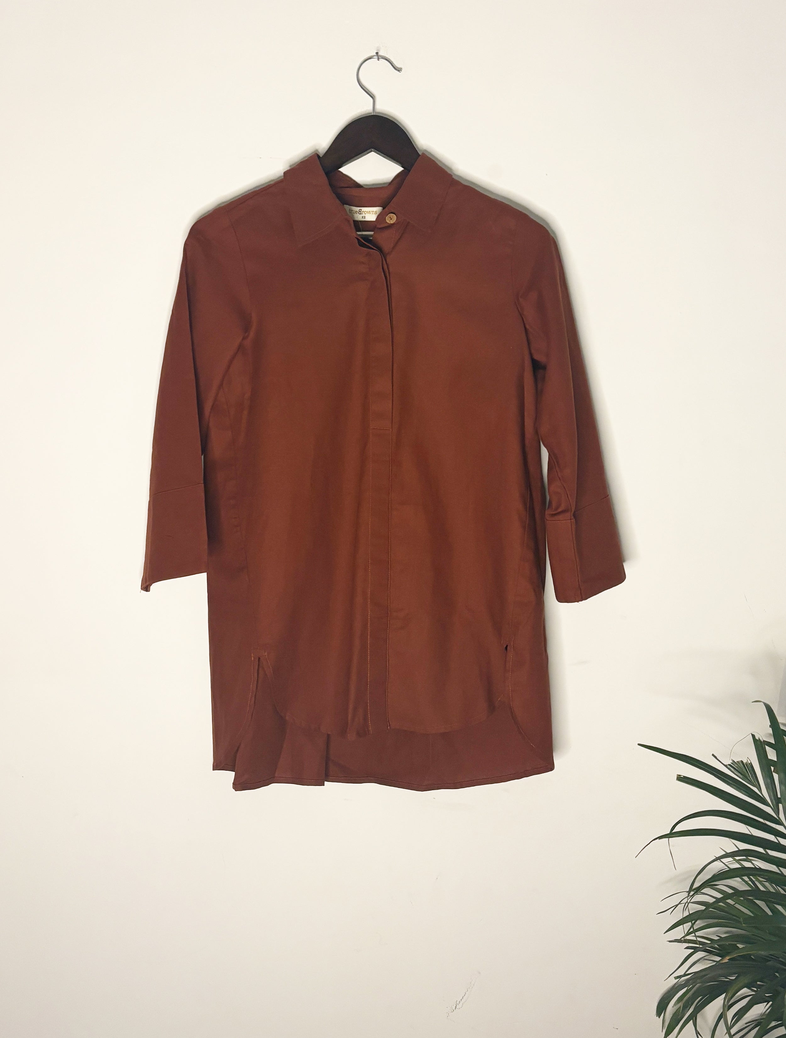 trueBrowns Brown Solid Top