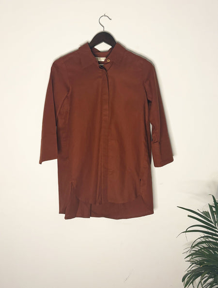trueBrowns Brown Solid Top