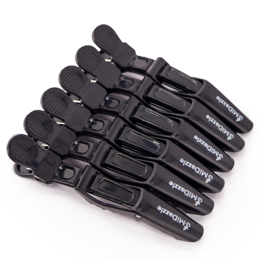 MiDazzle Section Hair Clips Pack Of 6 MIHA6302 - Distacart