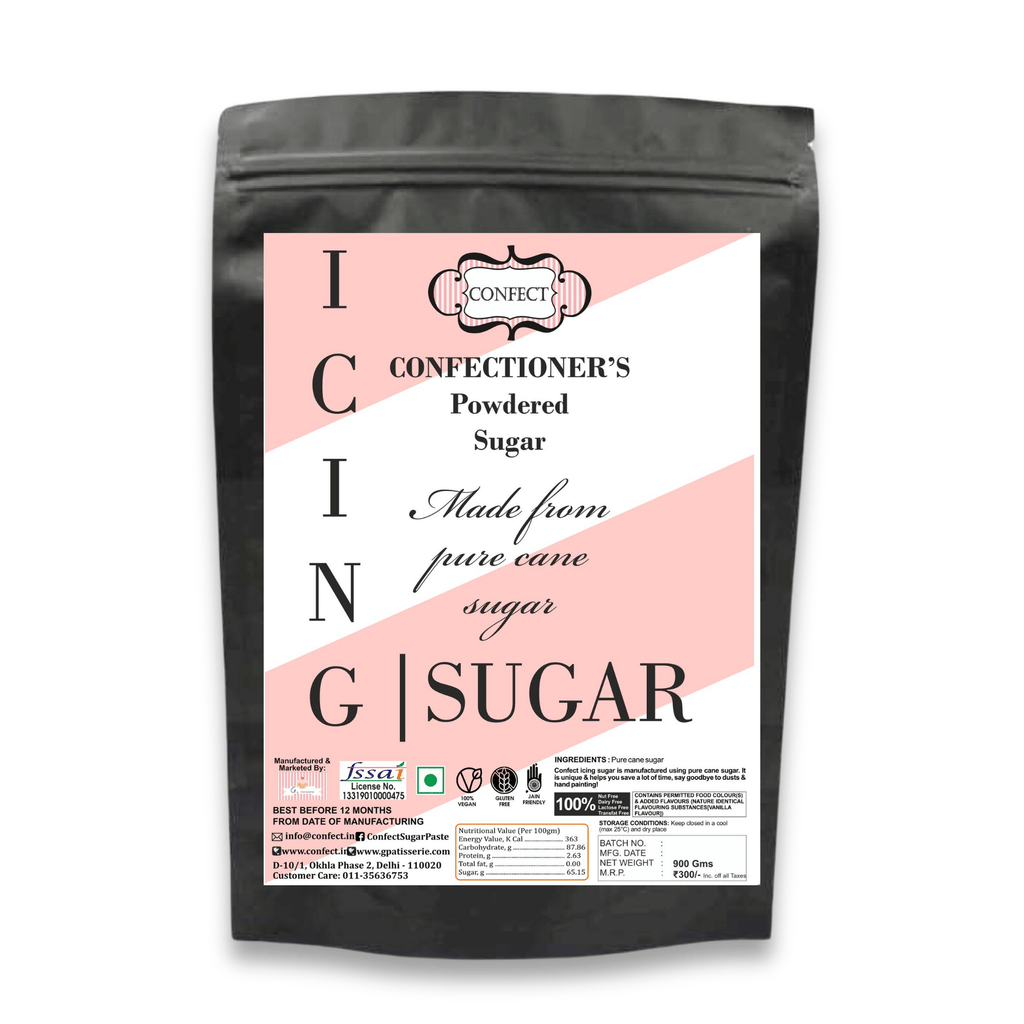 confect icing sugar 900gms