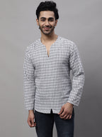 Even Apparels Multi Pure Cotton Open Neck Kurta - Distacart