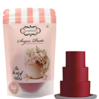 confect burgundy sugarpaste br b 250 gms b