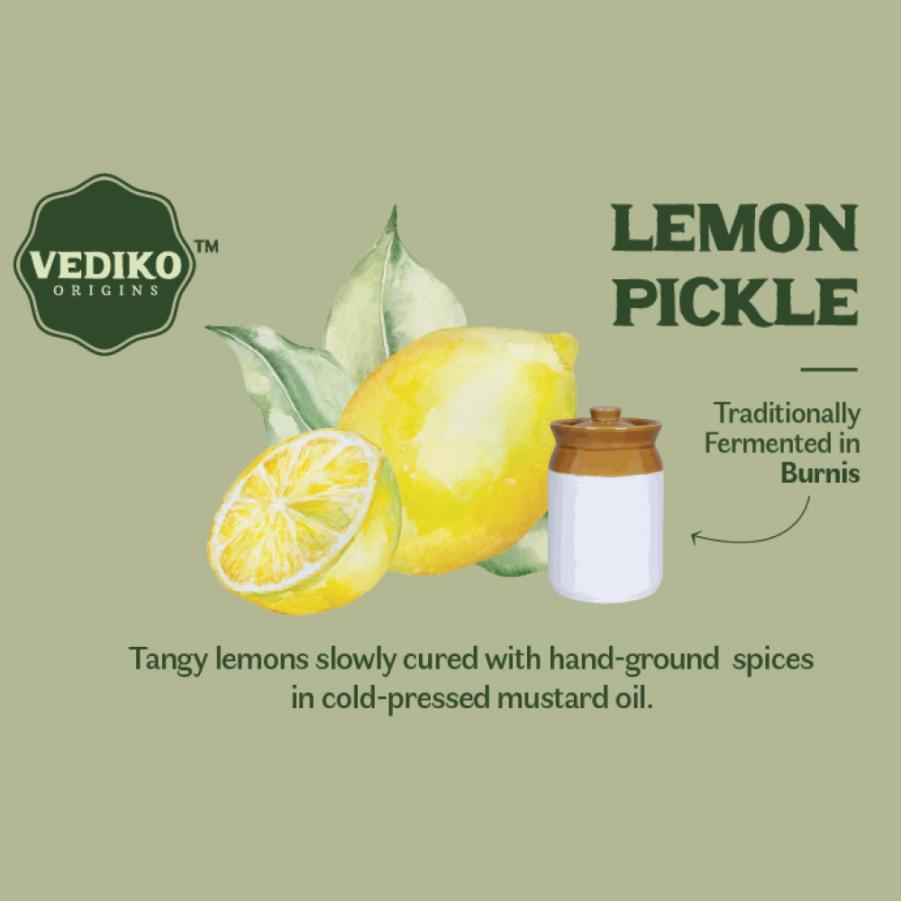 Vediko Origins Lemon Pickle