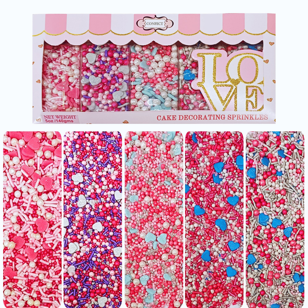 valentine sprinkles vs multipack 16 100 gms