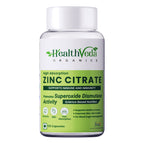 Health Veda Organics Zinc Citrate Veg Capsules - Distacart