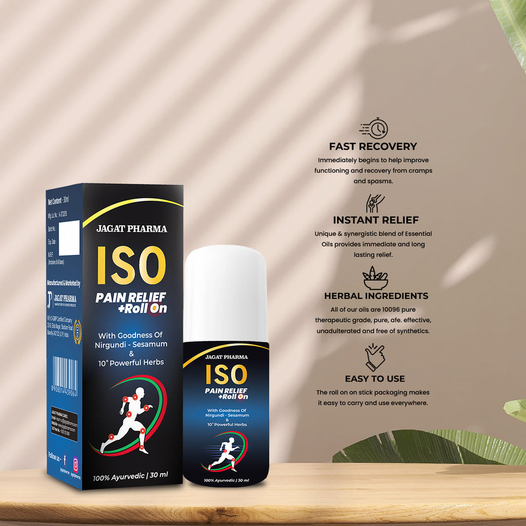 Jagat Pharma ISO Pain Relief Roll On - Distacart