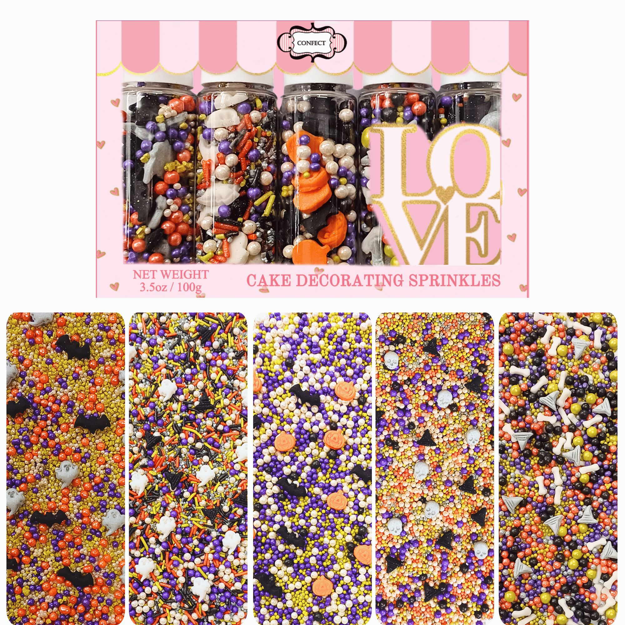 confect halloween sprinkles multipack 2 100 gms copy