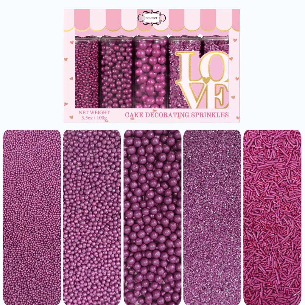 confect sprinkles for cakes cupcakes decoration usp 2pink copy
