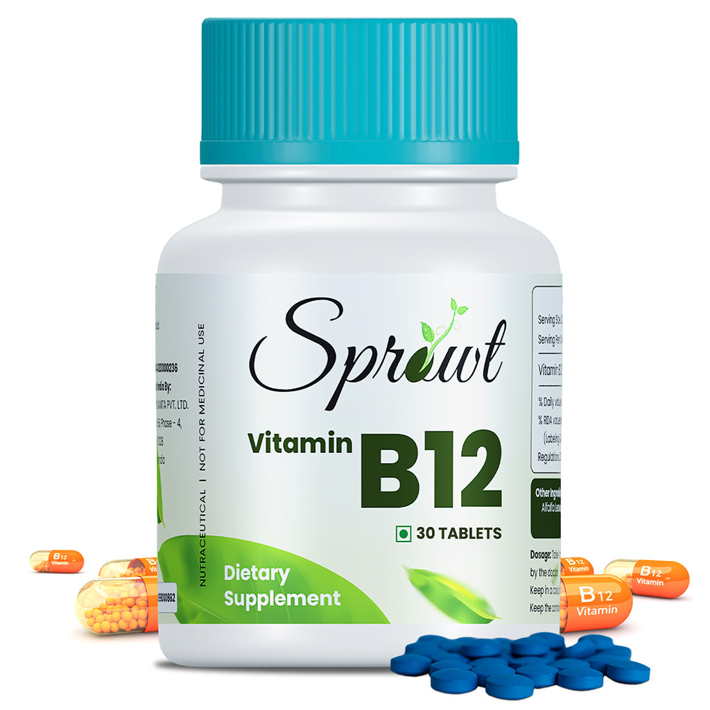 Sprowt Plant Based Vitamin B12 Tablets - Distacart