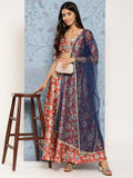 Ahalyaa Printed Zari Ready to Wear Lehenga & Blouse With Dupatta