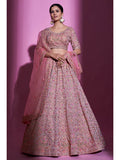 Myra Mauve Georgette Embroidered Designer Lehenga Choli