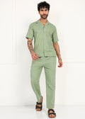 Fabmade Sage Flow Linen Co-Ord Set