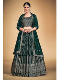 Myra Green Georgette Real Georgette Lehenga Choli