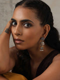 trueBrowns Silver Gold Tone Kundan Earrings - Distacart