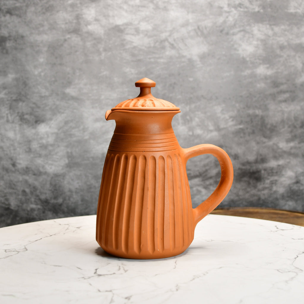 Sowpeace Premium Large Terracotta flat/base Jug - Distacart