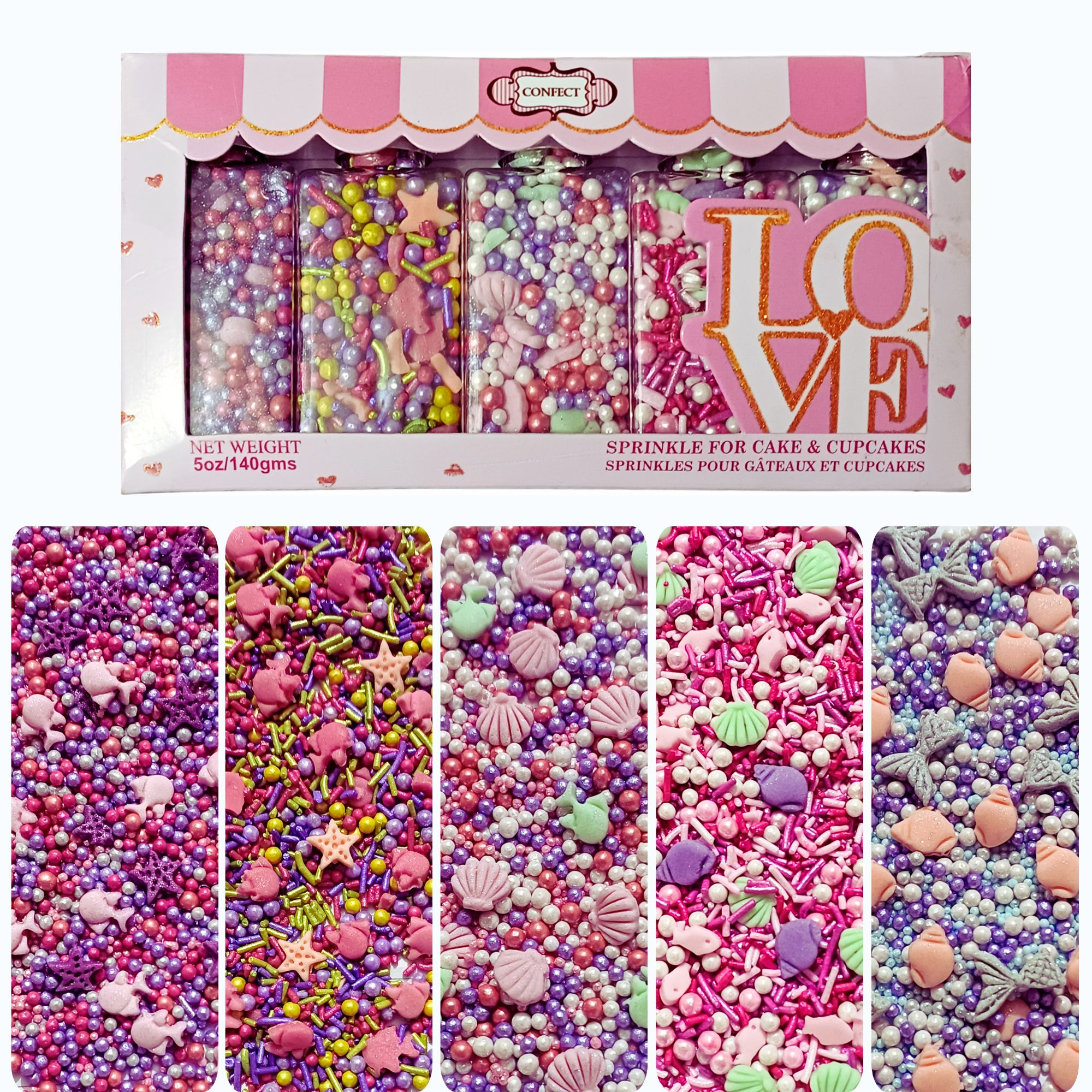 under the sea sprinkles for decorations 09 100 gm