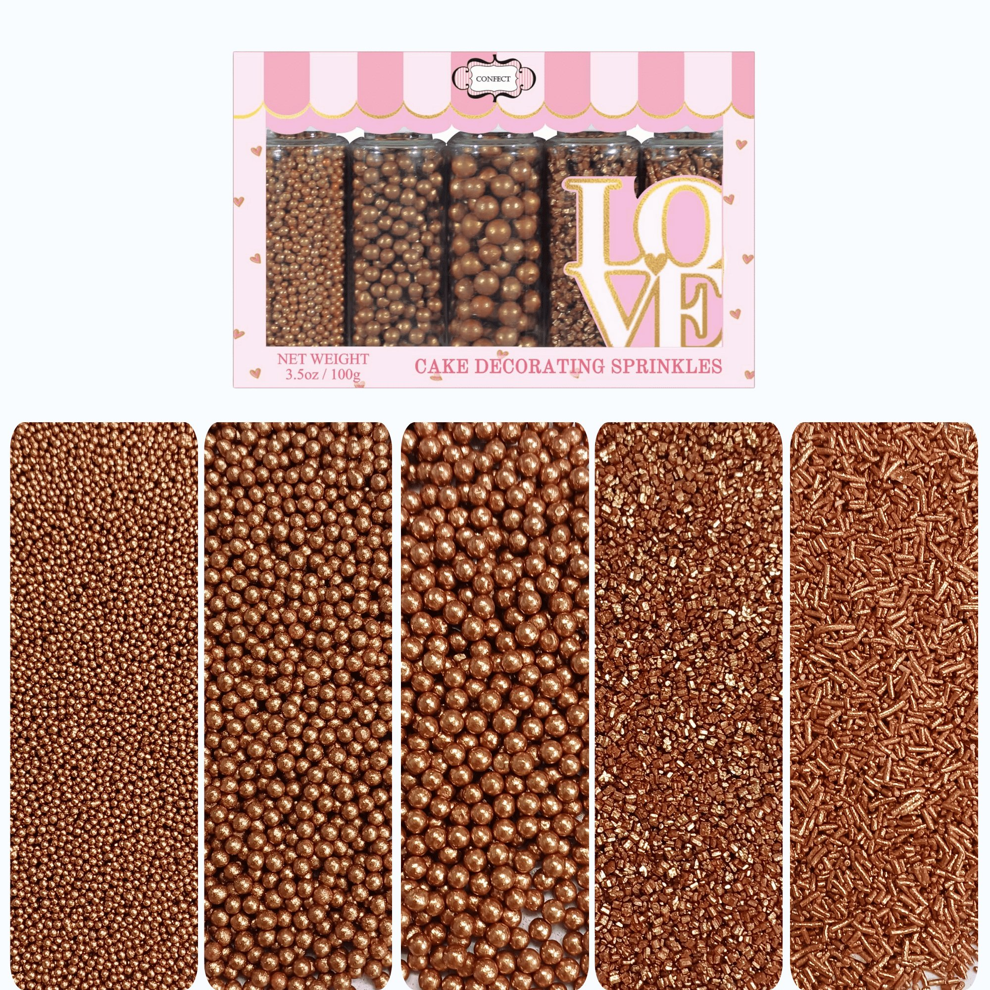 confect sprinkles for cakes cupcakes decoration usp 15crimson pink copy