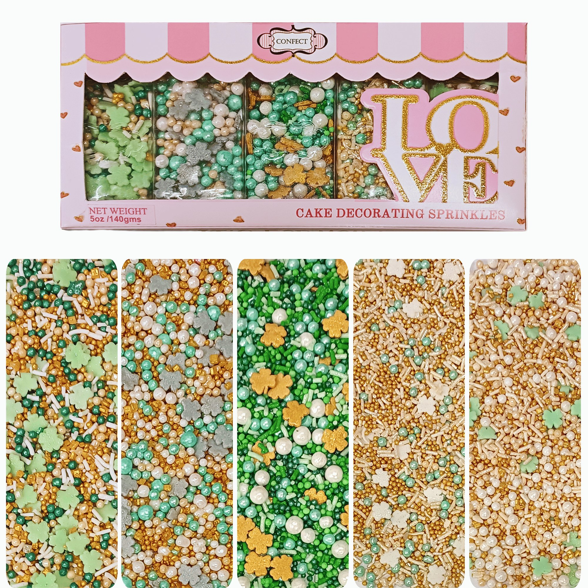 st patricks sprinkles ps multipack 4 100 gms