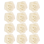 confect sugar roses topper sugar roses for cake decorations edible classic pearl ivory roses pack of 12