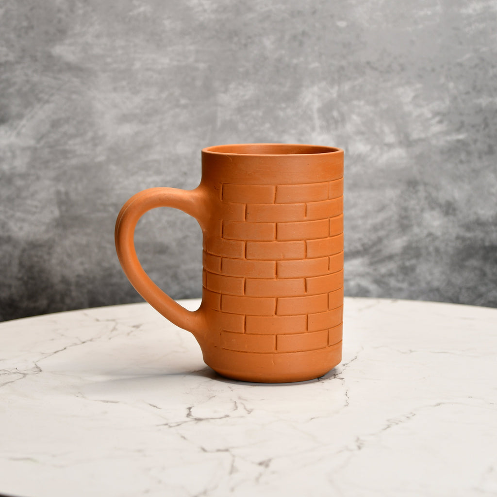 Sowpeace Premium 600ml Unglazed large Terracotta Mug - Distacart