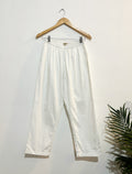 trueBrowns White Gauze Pant