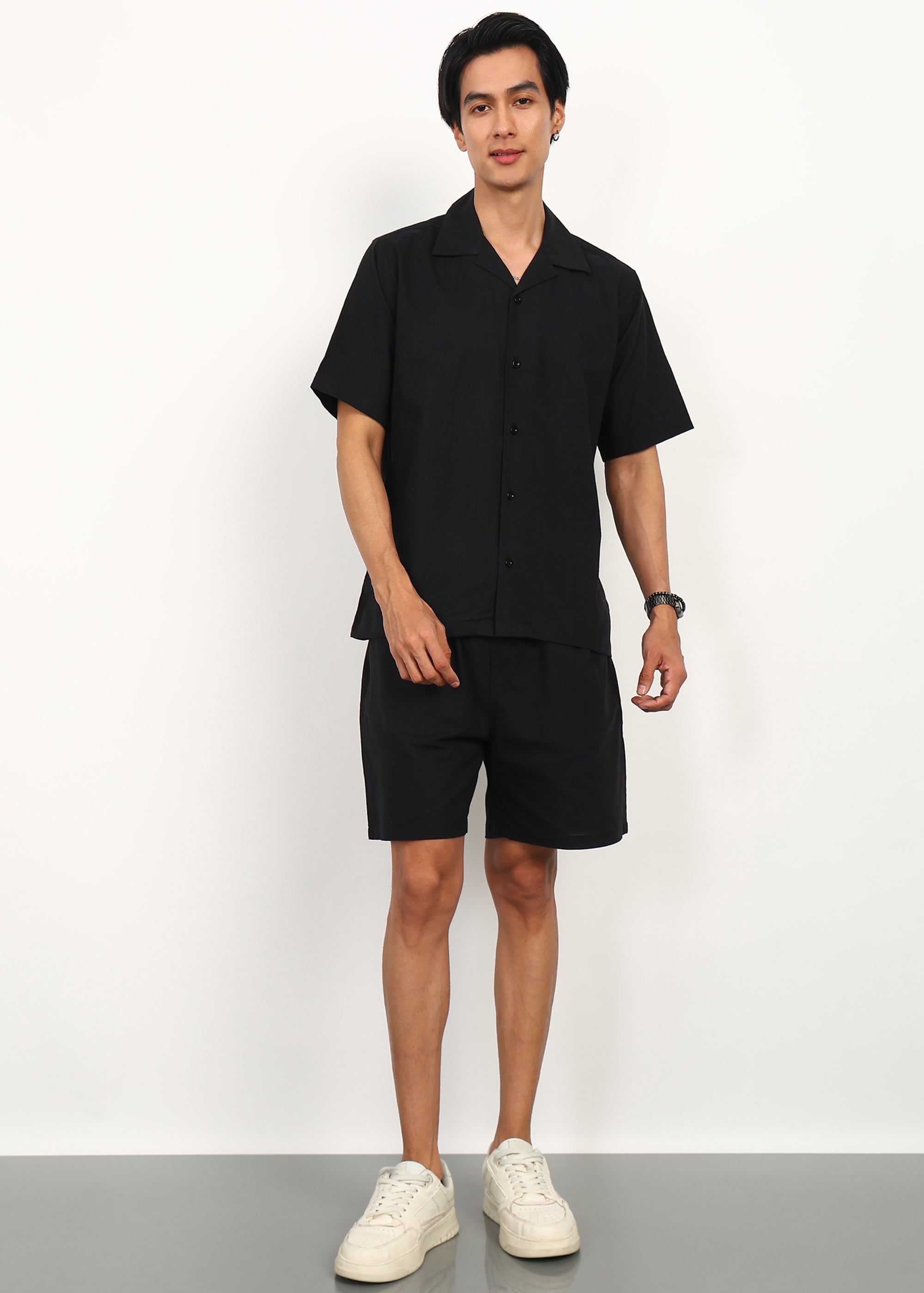 Fabmade Core Black Linen Co-Ord