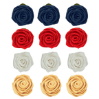 confect edible sugar roses cake toppers for cupcakes doughnut cake decorations pack of 12 j4 roses 03