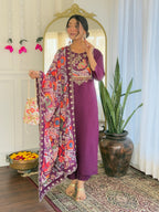 The52 Women's Viscose Chanderi Fabric Straight Kurta, Pant and Dupatta Set - Distacart